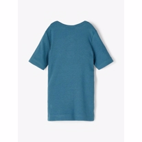 NAME IT Modal Slim Tee Kabille Real Teal